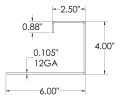 Picture of MORGAN - 12GA JET - 114-5/16" REAR CORNER POST