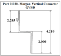 Picture of VERT CONNECTOR MOR GVSD 112"