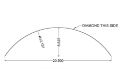 Picture of ROOF RADIUS ALUM DIAMOND PLATE OEM 13440001 = 102"W BODY